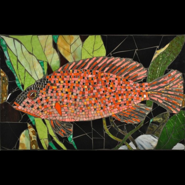 Tropical Fish&amp;nbsp;

Mosaic&amp;nbsp;

13&amp;quot;x20&amp;quot;x1&amp;quot;