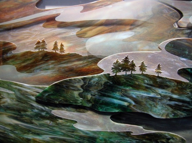 Glasscape #11
Sandblasted/carved glass
42&amp;quot; x 28&amp;quot; x 2&amp;quot;
2015