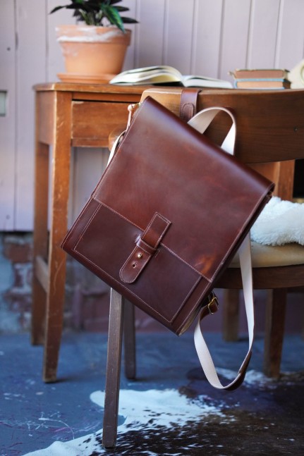 Alcott Backpack 

leather

16&amp;quot; x 12&amp;quot; x 4&amp;quot;