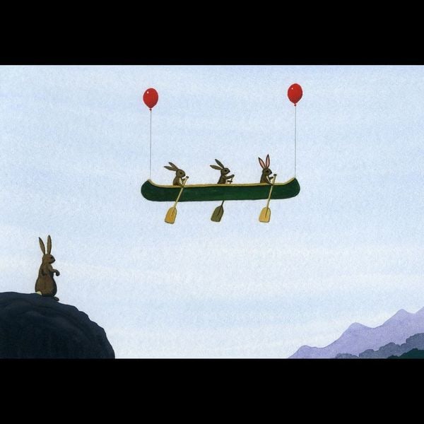 Rabbits, Balloons, Canoe

Gouache

5&amp;quot;x7&amp;quot;x0&amp;quot;
