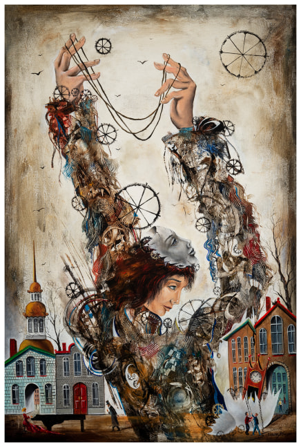 Cat&amp;#39;s Cradle
24&amp;quot; x 36&amp;quot; x 2&amp;quot;