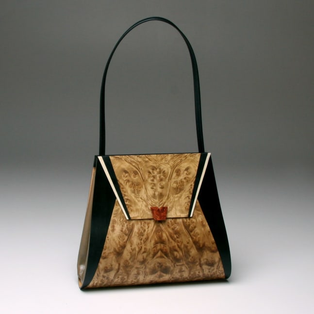 Mackaya Handbag 

Wood

9.75&amp;quot; x 8.5&amp;quot; x 3.0&amp;quot;