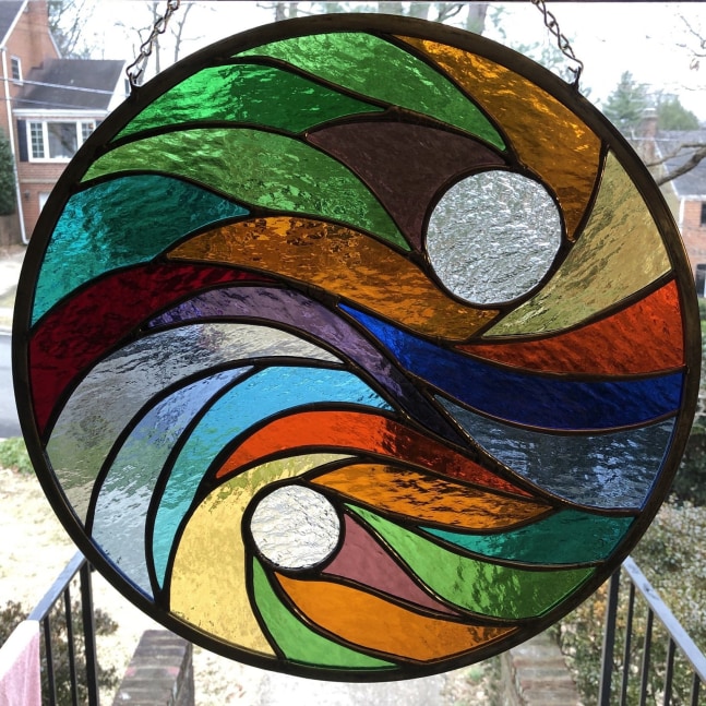 Hard Candy Round Piece

Stained Glass

15&amp;quot; x 15&amp;quot; x .5&amp;quot;