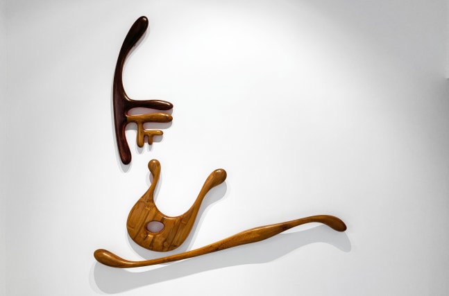 Rock me to sleep tonight,&amp;nbsp;2022
Teak wood, rosewood and acrylic
60&amp;rdquo; x 72&amp;rdquo; x 4.5&amp;nbsp;
TG# 4429