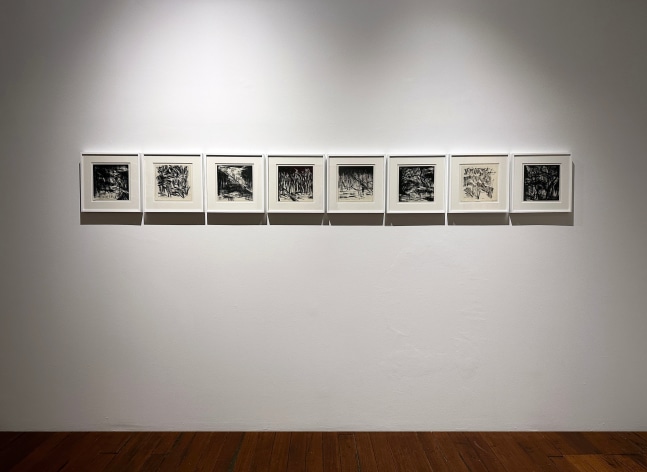 Untitled&amp;nbsp;| 2017
Charcoal on paper | 8&amp;quot; x 8&amp;quot; (Each of 8)
TG 4840- 4848
&amp;nbsp;