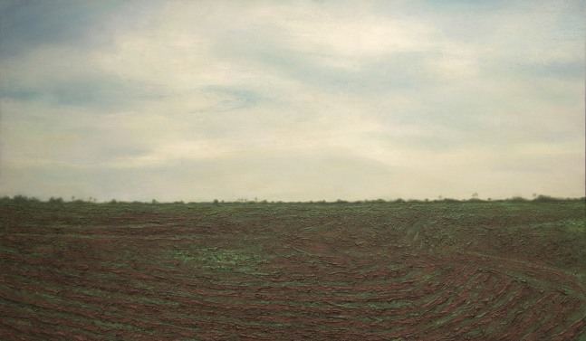 Untitled&amp;nbsp;| 2022
Earth and oil on canvas
40&amp;Prime; x 70&amp;Prime; | Framed: 41&amp;quot; x 71&amp;quot;
TG 4559