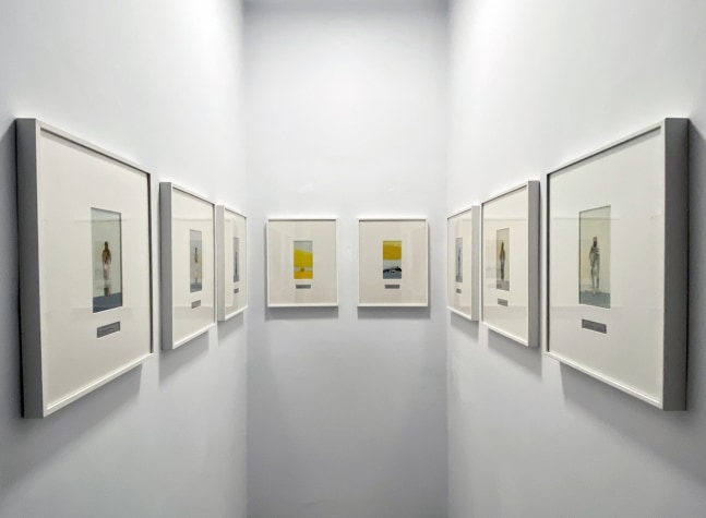 In wait,&amp;nbsp;2020
Paper pulp, oil, pigmented ink, canvas
19&amp;Prime; x 15&amp;Prime; (Each of 9)&amp;nbsp;