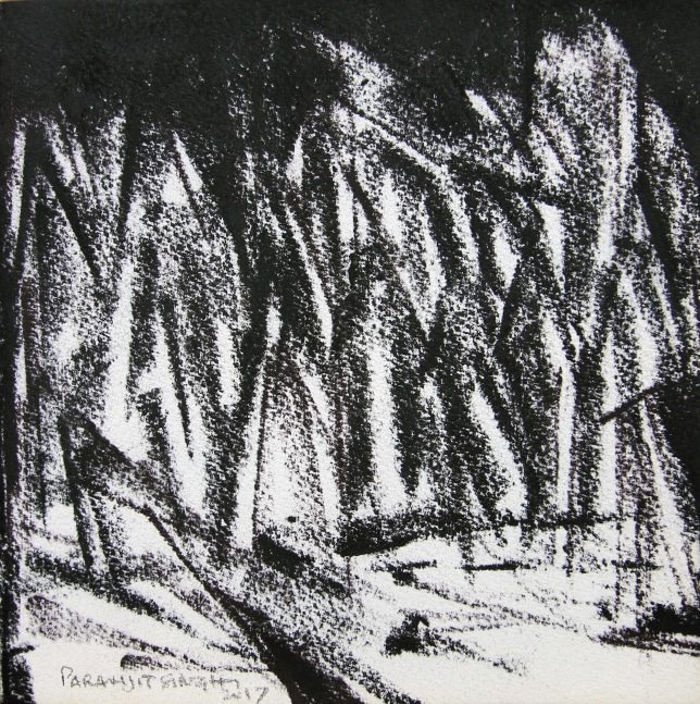 Untitled |&amp;nbsp;2017
Charcoal on paper | 8&amp;quot; x 8&amp;quot;
TG 4844