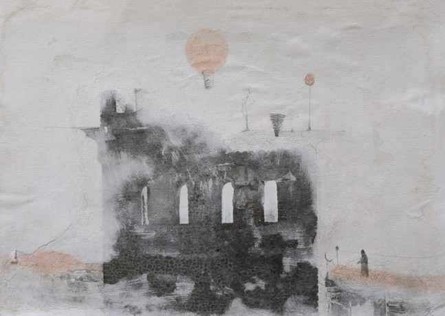 Lonely Creator,&amp;nbsp;2020
Watercolor, graphite, paper pulp, pigmented ink, archival paper
18&amp;Prime; x 12.5&amp;Prime;