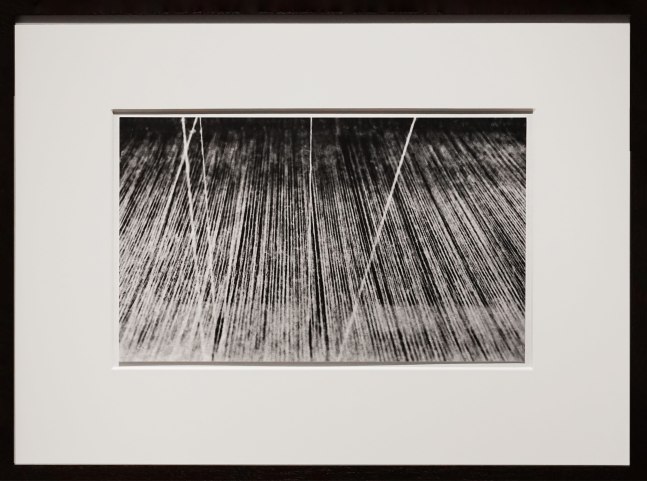 Nasreen Mohamedi
Untitled&amp;nbsp;| ca. 1970s (1995)
Silver gelatin print
Image 9&amp;quot; x 15&amp;quot; | Framed 16.5&amp;quot; x 22.5&amp;quot;
Edition 2 of 10
TG# 1675