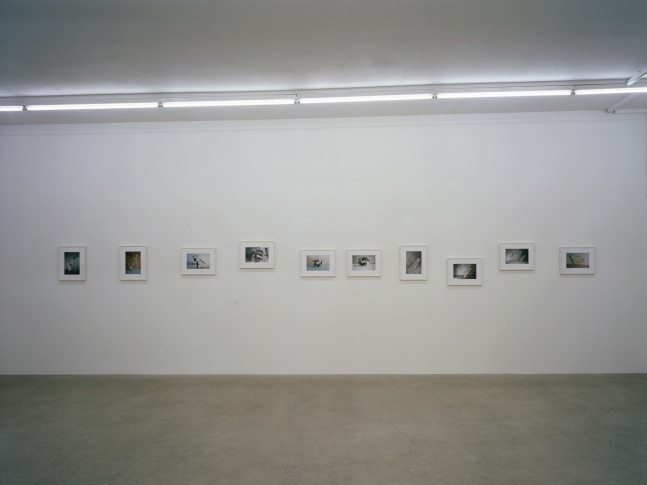 Installation view of Peter Fischli David Weiss photography exhibition