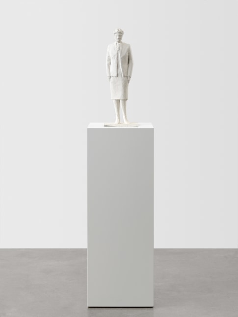 Peter Fischli David Weiss Untitled (Hostesses) 2012 Painted aluminum cast Sculpture 52.5 x 19 x 12 cm / 20 5/8 x 7 1/2 x 4 3/4 in