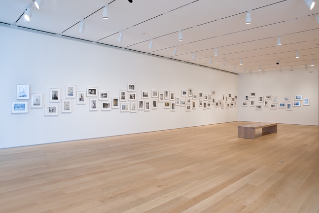 Installation views of photographs by Peter Fischli and David Weiss