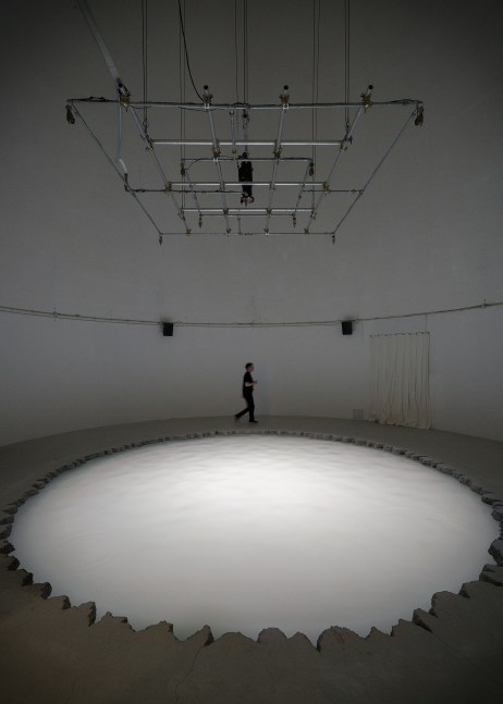Installation view of Works by Doug Aitken
