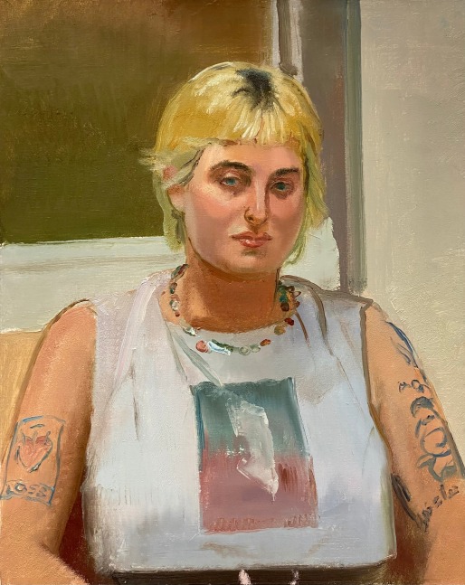 Portrait Of Keira  32&quot; x 28&quot;  Oil On Canvas
