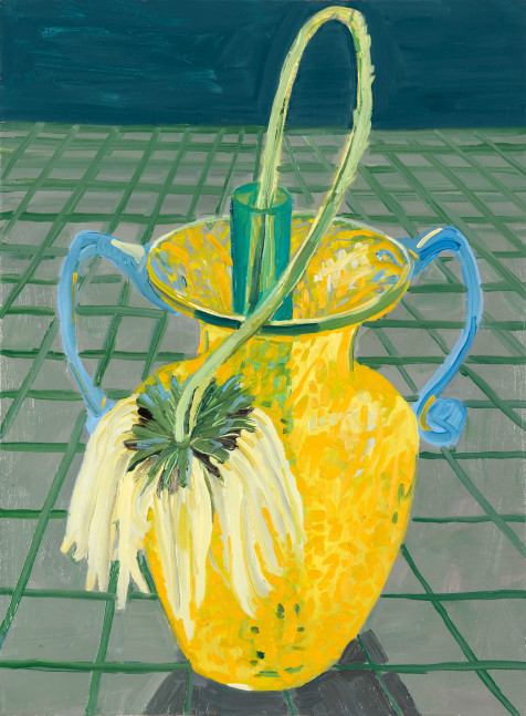 Gerbera Daisy And Vase  16” x 12”  Oil On Canvas