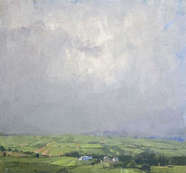 Breaking Sky  11” x 12”  Oil On Canvas