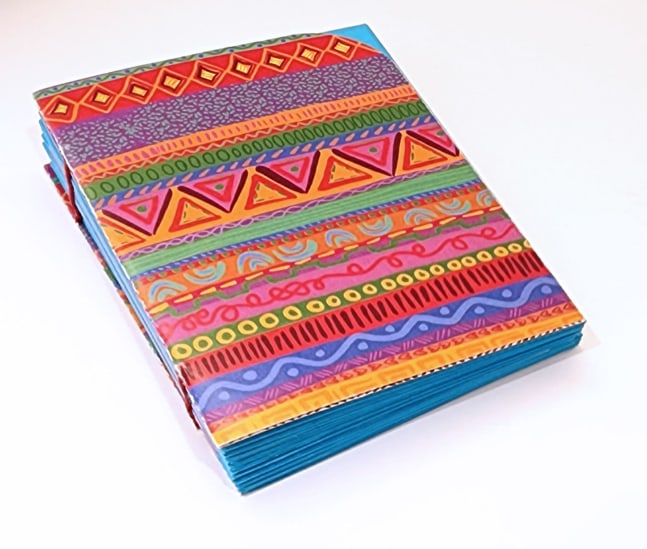 Rosae Reeder, Cinco De Mayo (Notebook)  5.5&quot; x 4.25&quot;  Cinco De Mayo Take Along Chunky Paired Station Binding