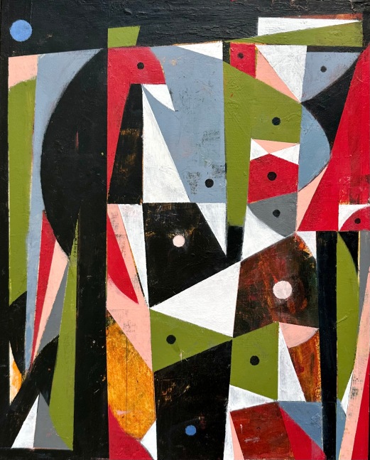 Flock 13  15&quot; x 12&quot;  Acrylic On Panel