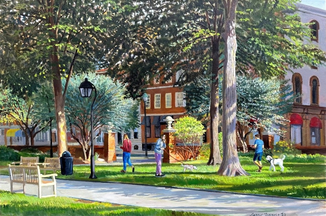 Washington Square  24" x 36"  Oil On Canvas