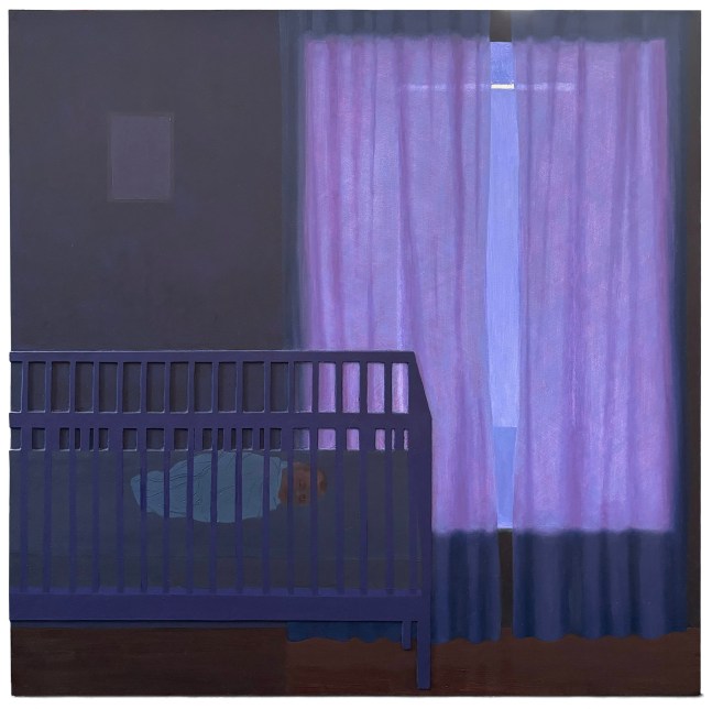 Nursery  24” x 24”  Oil On Panel On Matte Board