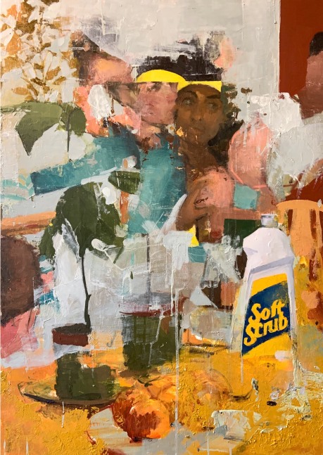 Soft Scrub  36&quot; x 24&quot;  Oil On Board