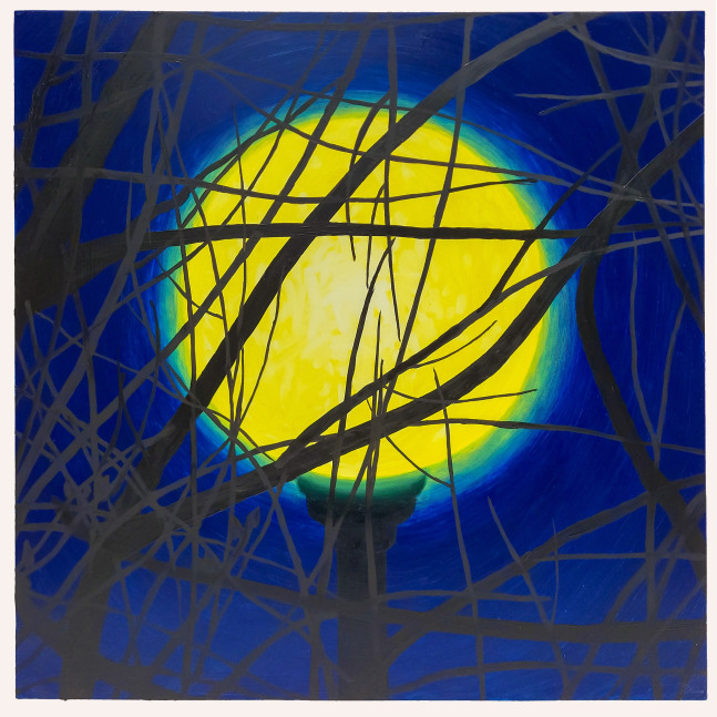 Streetlamp  24” x 24”  Oil On Panel