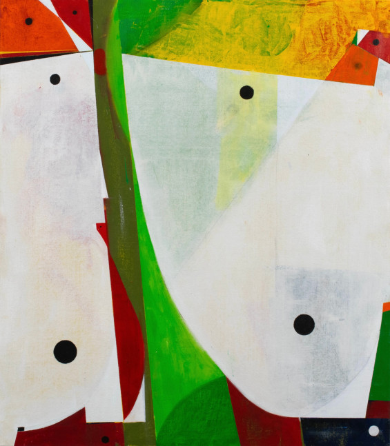 Flock 8 (Four of a Kind)  48" x 42.5"  Acrylic On Canvas On Panel