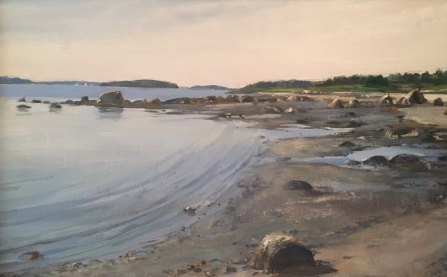 Flye Point Cove  12&quot; x 16&quot;  Oil On Panel