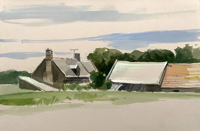 Afternoon Light  8&quot; x 11&quot;  Watercolor