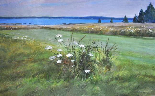 Queen Anne's Lace  24” x 38”  Oil On Linen