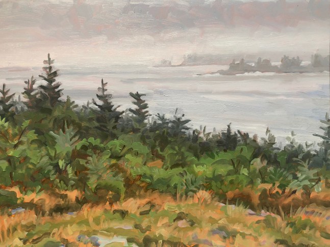 Max Mason, Mouth Of The Damariscotta  10&quot; x 12&quot;  Oil On Panel