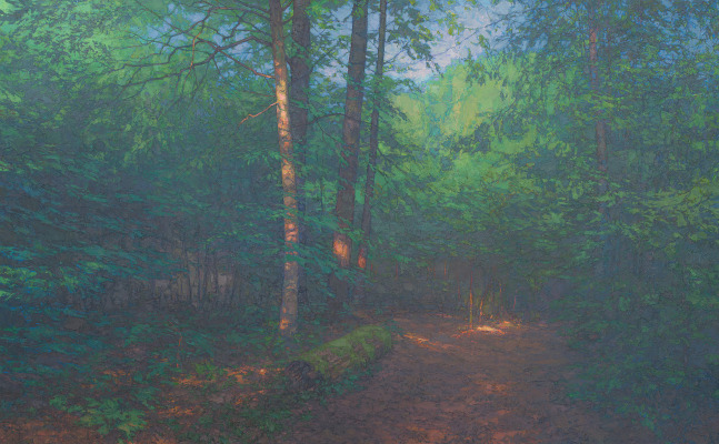 Ironwood Trail  46&quot; x 74&quot;  Oil On Linen