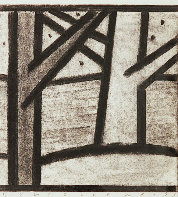 Tree 18 7.25” x 6.5” Vine Charcoal On Paper (Lenox 100)
