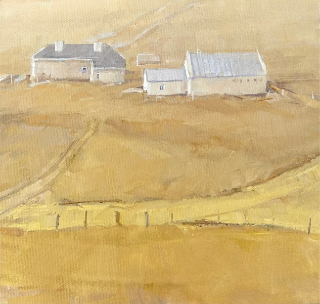 Yellow Light  11&quot; x 12&quot;  Oil On Canvas