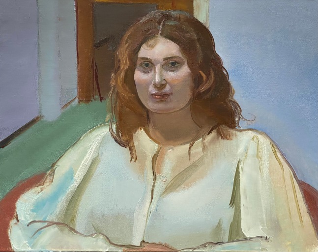 Portrait Of Gabrielle  24&quot; x 30&quot;  Oil On Canvas