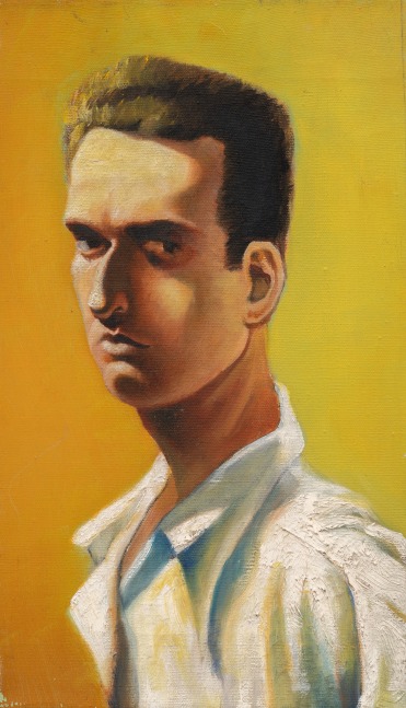 Self Portrait 054  14&quot; x 8&quot;  Oil On Canvas