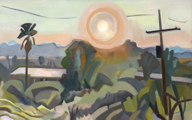 Toward Sunset II  25″ x 40″  Oil On Canvas