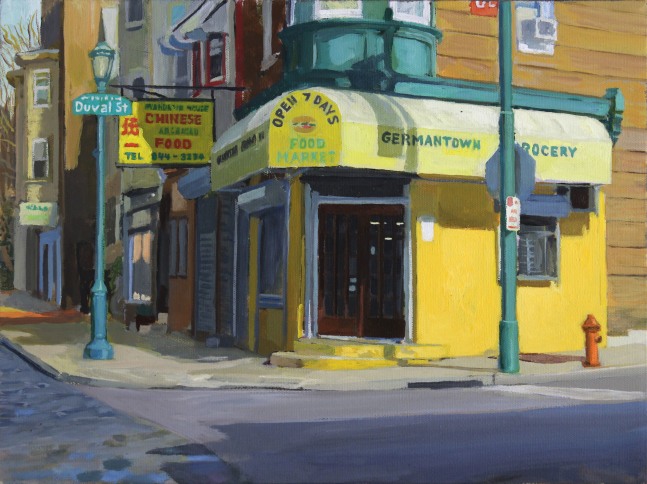 Corner Store (study)  12” x 16”  Oil On Canvas