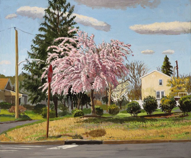 Pink Tree By Kelly Park”, 11” x 13.25”, gouache