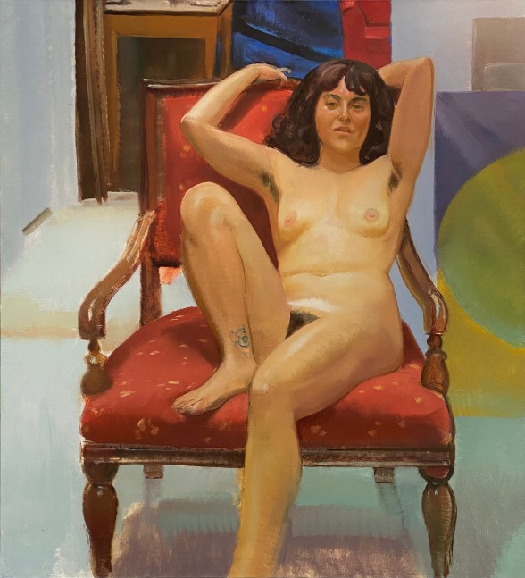 Portrait Of Rosey  64&quot; x 58&quot;  Oil On Linen