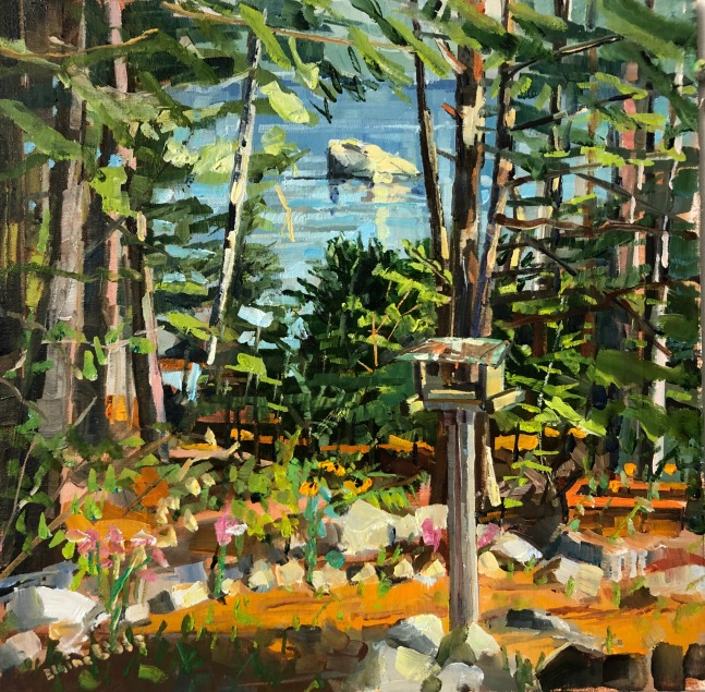 Before Breakfast  12&quot; x 12&quot;  Oil On Board