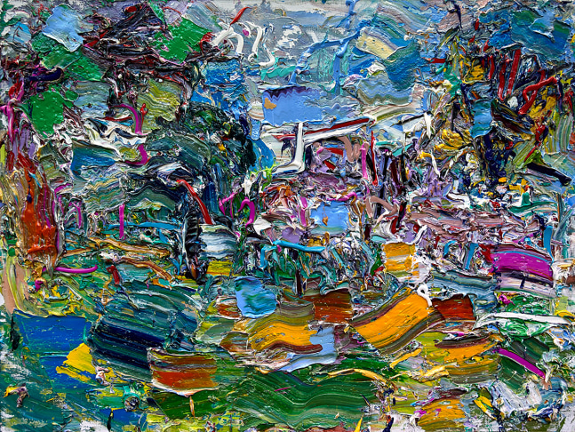 South Wyoming Street  36&quot; x 48&quot;  Oil On Linen