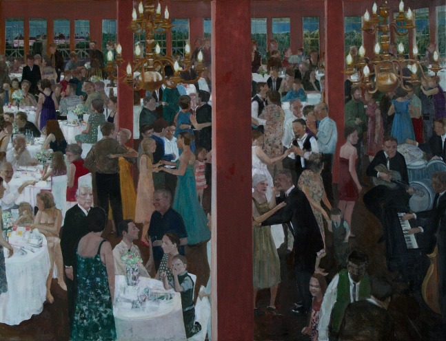 Of Weddings Before The War  47&quot; x 62&quot;  Oil On Canvas