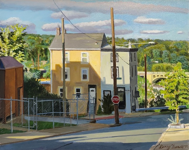 View from Terrace  16" x 20"  Oil On Canvas
