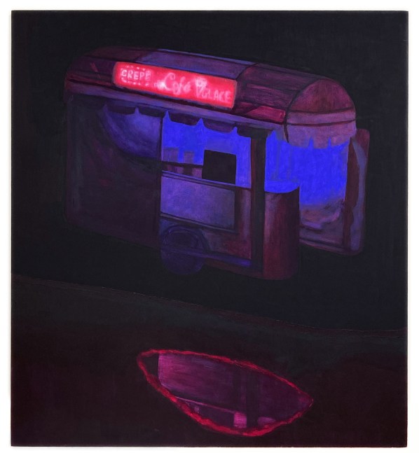 Crepe Cart  22” x 20”  Oil On Panel
