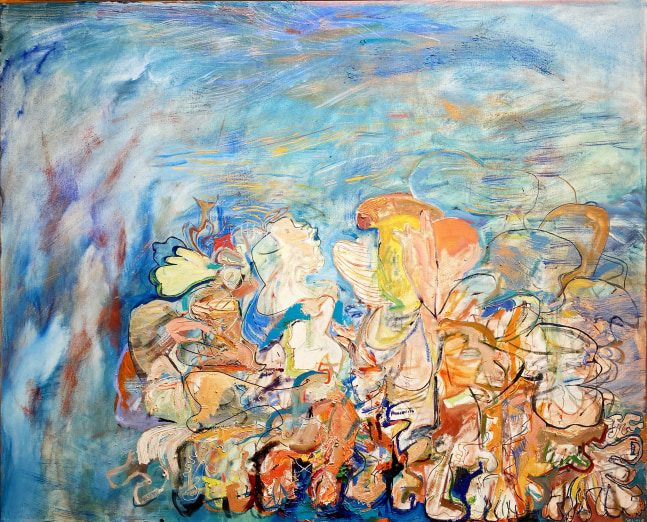 Sirens Singing  42″ x 52″  Oil On Canvas