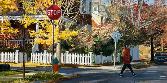 Ginkgo  18" x 36"  Oil On Canvas