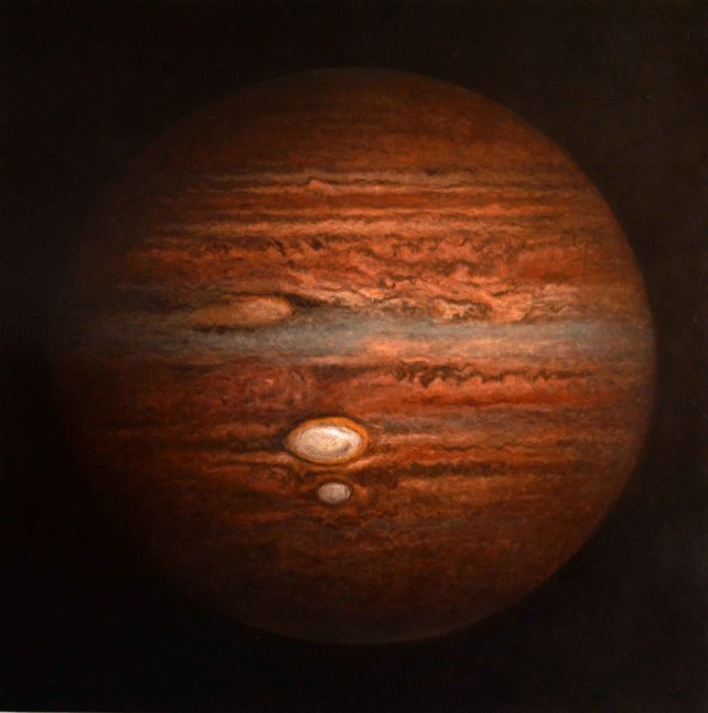 Jupiter  60&quot; x 60&quot;  Oil On Panel
