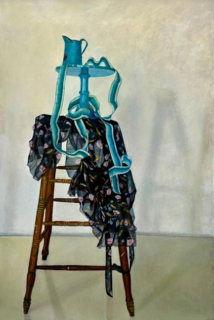 Little Blue Pitcher  60&quot; x 40&quot;  Oil On Paper